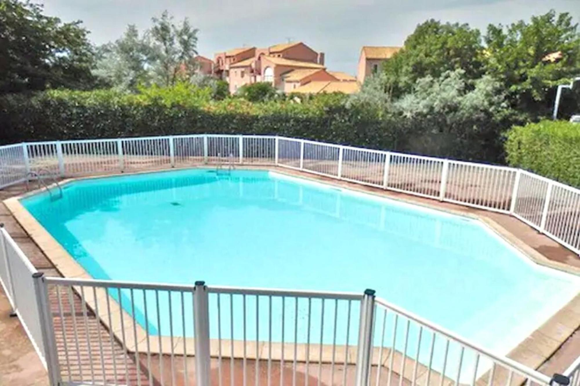 T2 Tamaris Piscine Proche Mer Palavas Parking Exterior foto