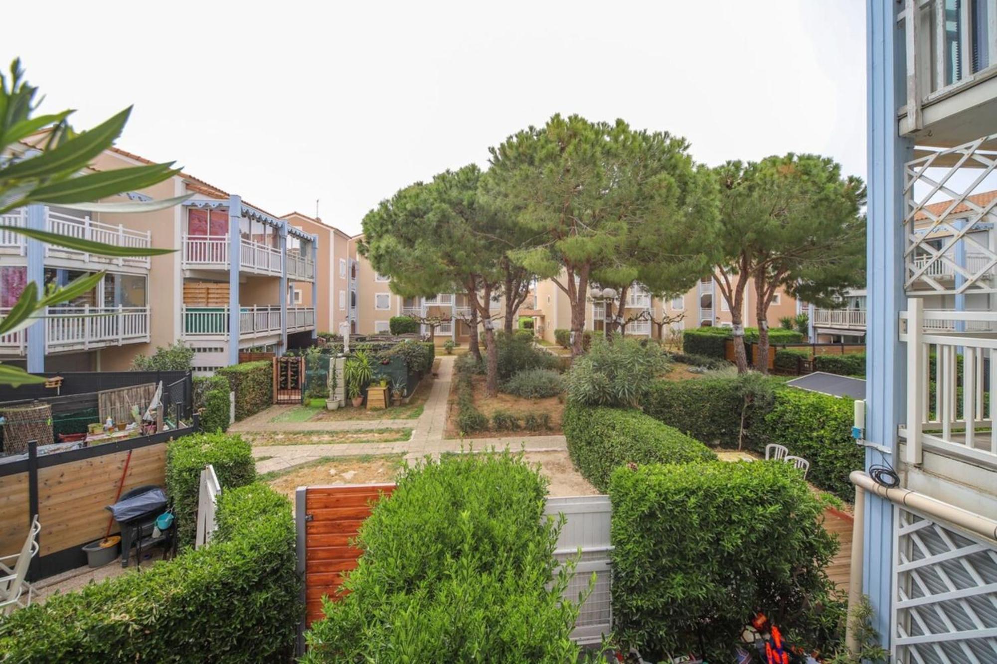 T2 Tamaris Piscine Proche Mer Palavas Parking Exterior foto