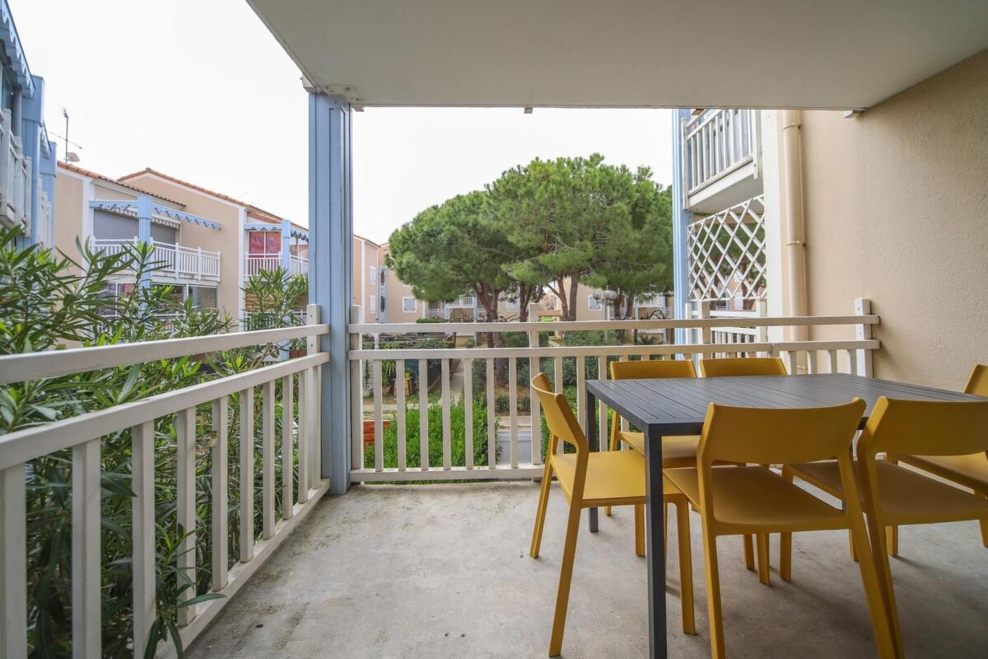 T2 Tamaris Piscine Proche Mer Palavas Parking Exterior foto